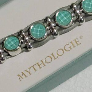 NWT Mythologie Mint and Silver Boho Chic Bracelet NWT Mythologie